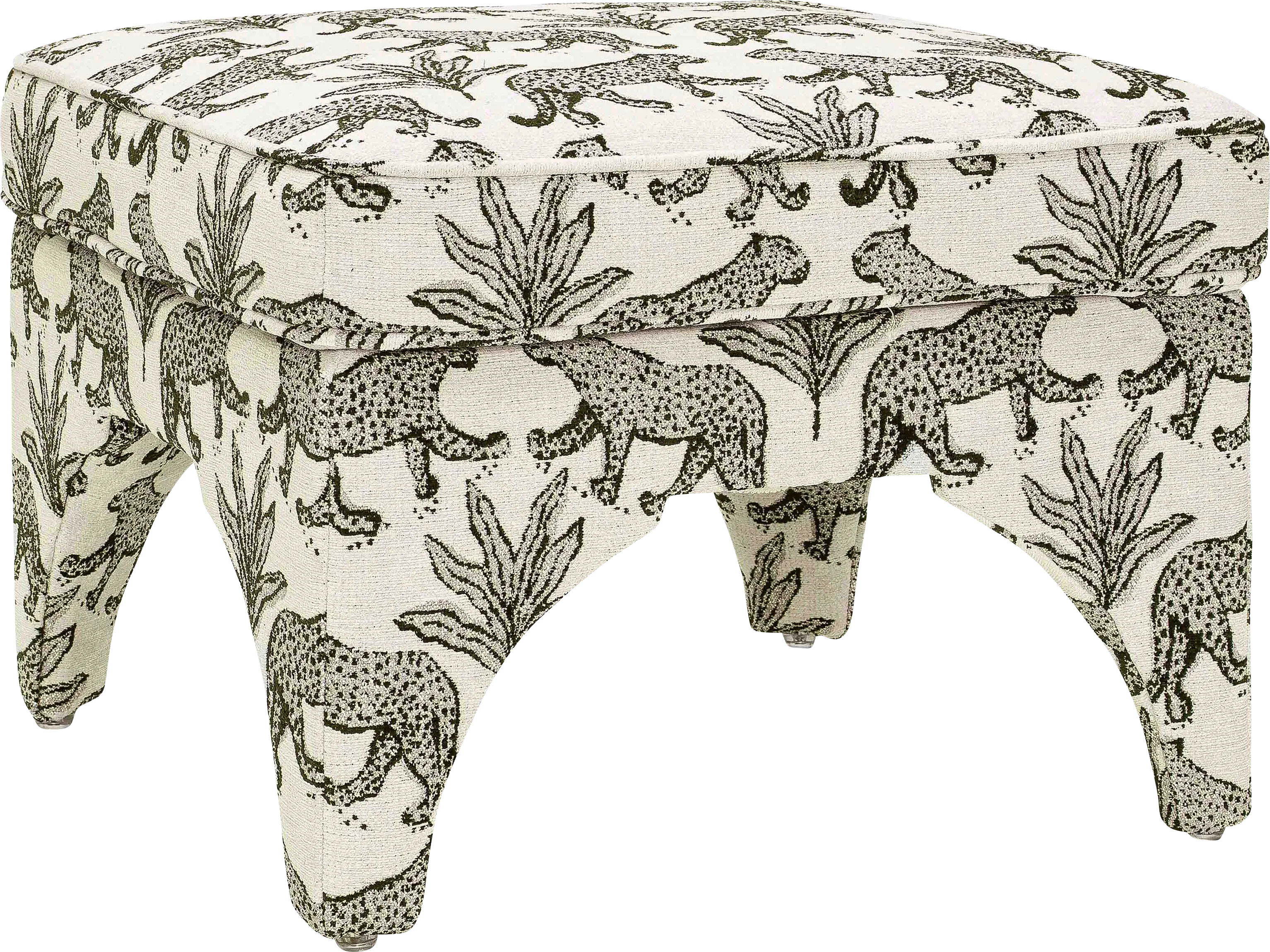 Corboro Taupe Ottoman - Thumbnail - Image 1