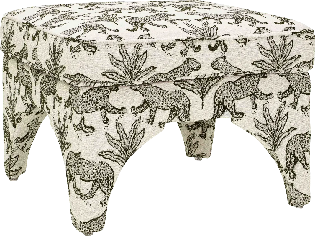 Corboro Taupe Ottoman