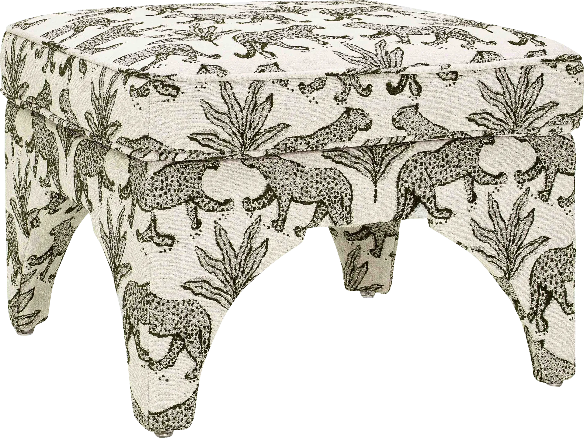 Corboro Taupe Ottoman - Image 1