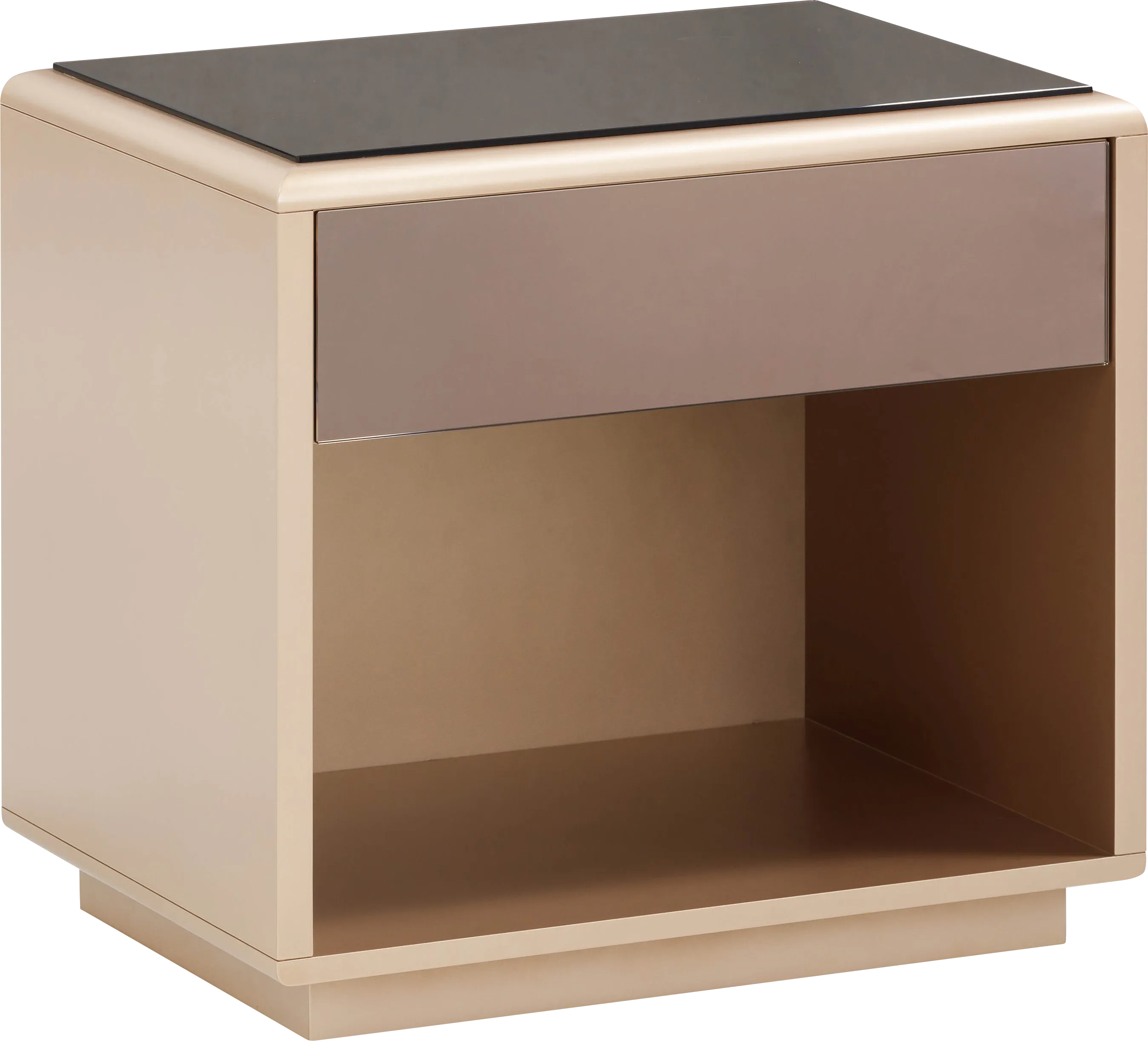 Globalbridge Taupe Nightstand