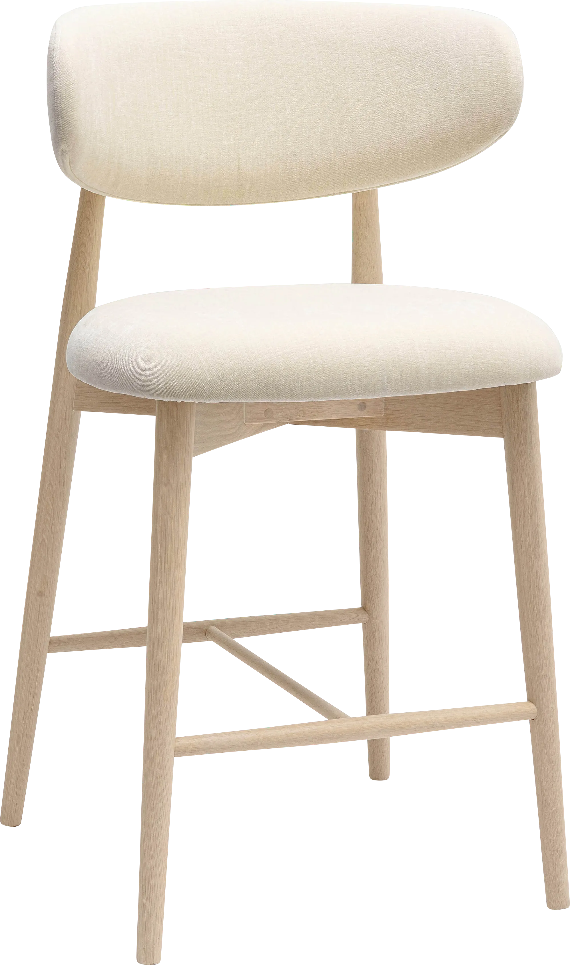 Nymphgold Cream Counter Height Stool - Thumbnail - Image 1