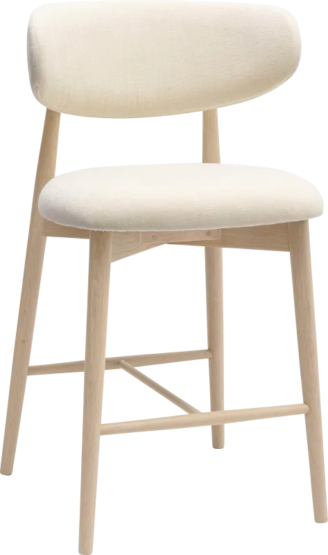 Nymphgold Cream Counter Height Stool