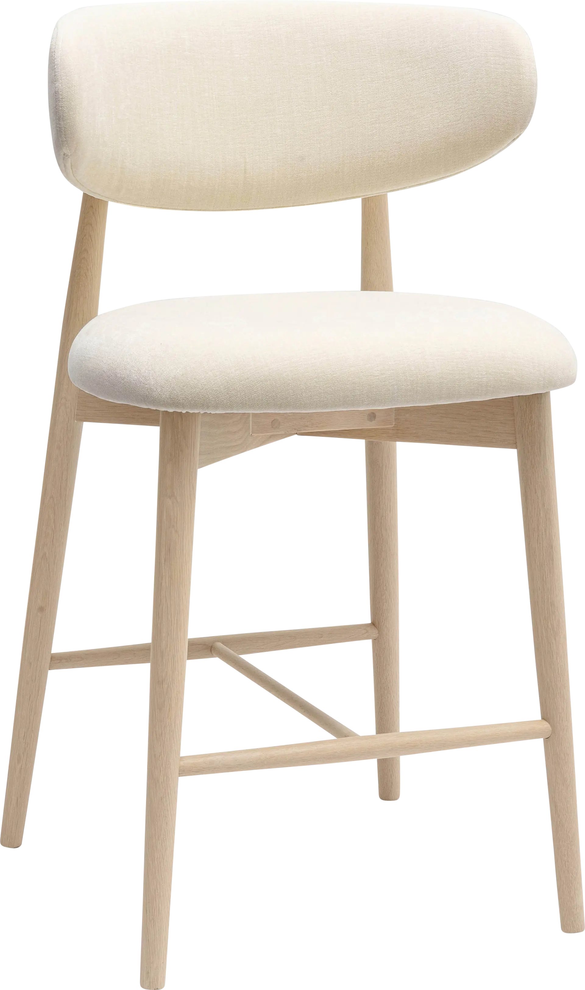 Nymphgold Cream Counter Height Stool