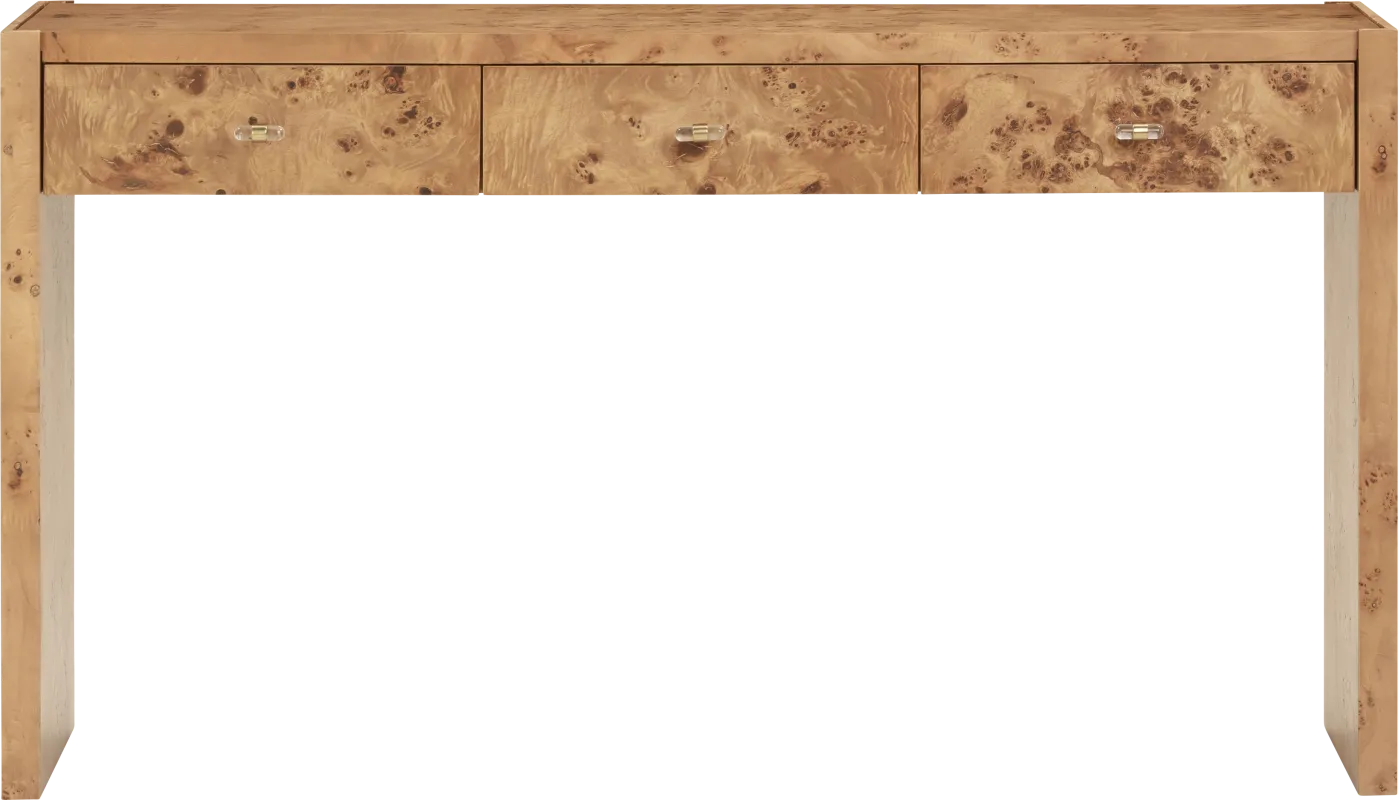 Ailshie VI Honey Brown Console Table