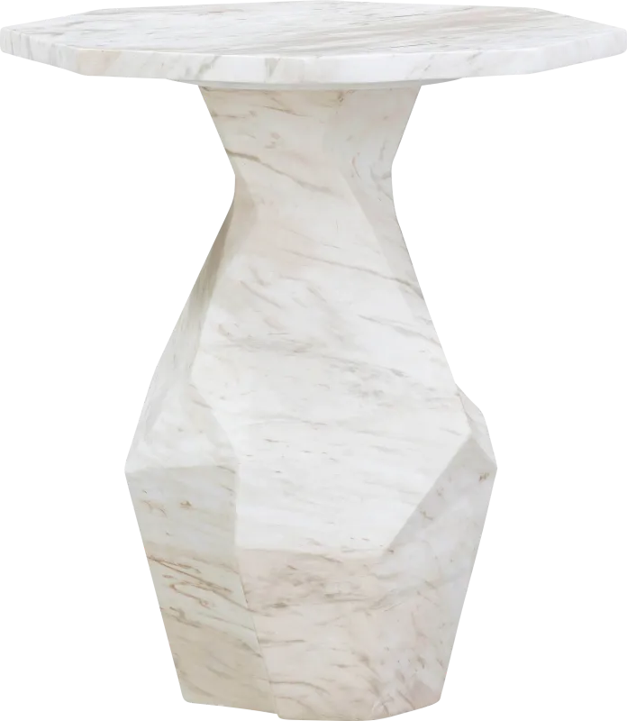 Accentgate White End Table
