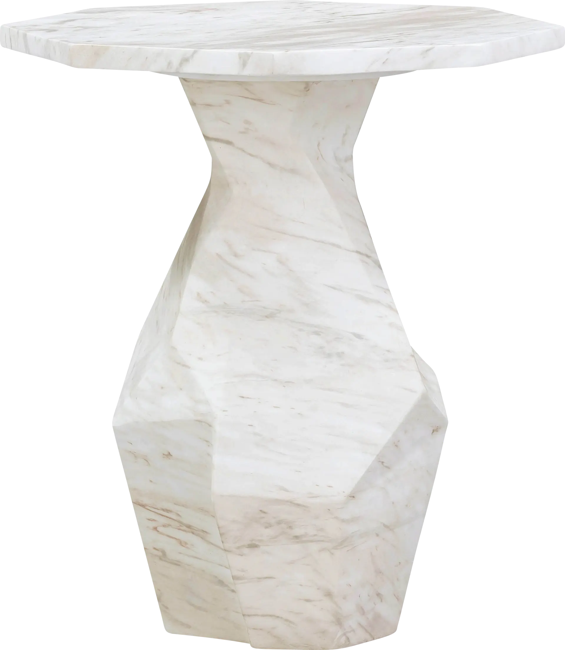 Accentgate White End Table
