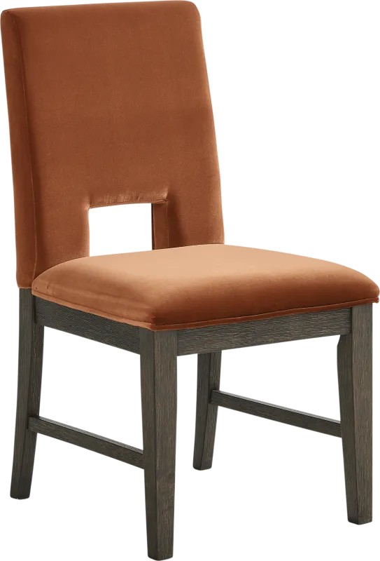 Angelica Orange Side Chair