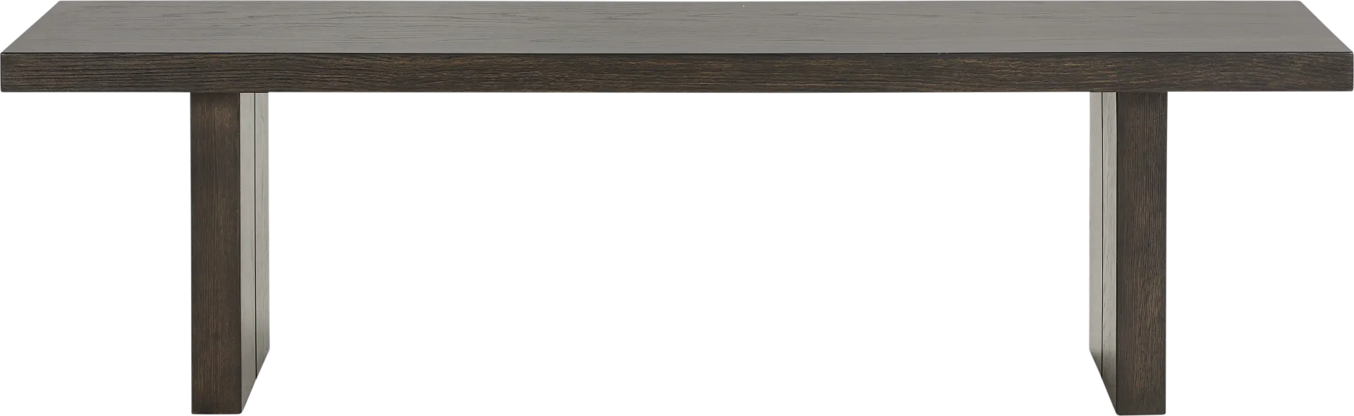 Angelica Brown Dining Bench - Image 1