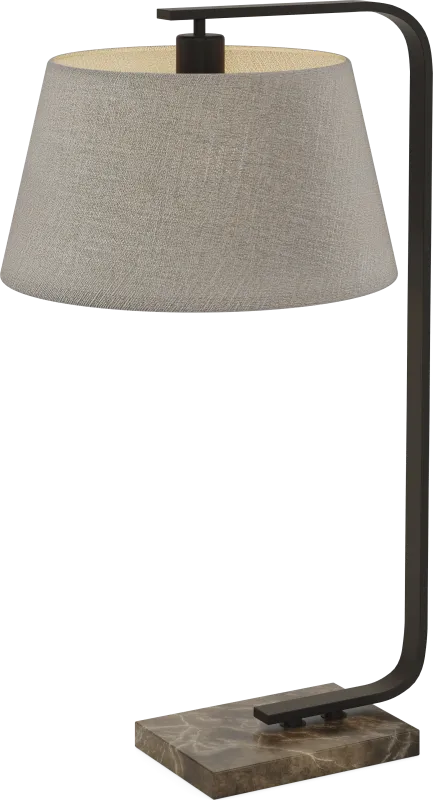 Beau Isle Black Table Lamp
