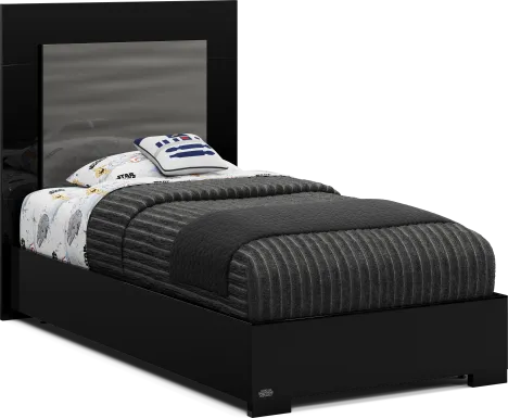Star Wars Black Twin Lighted Bed