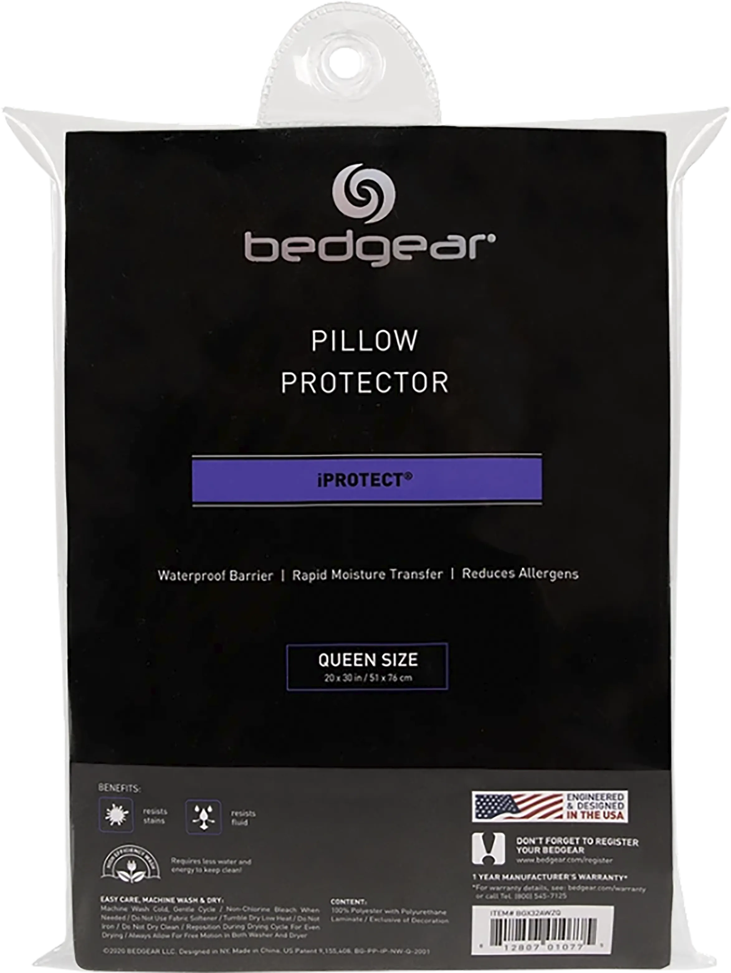 Bedgear iProtect Queen Pillow Protector - Thumbnail - Image 1