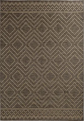 Danyal Brown 5'3 x 7'7 Indoor/Outdoor Rug