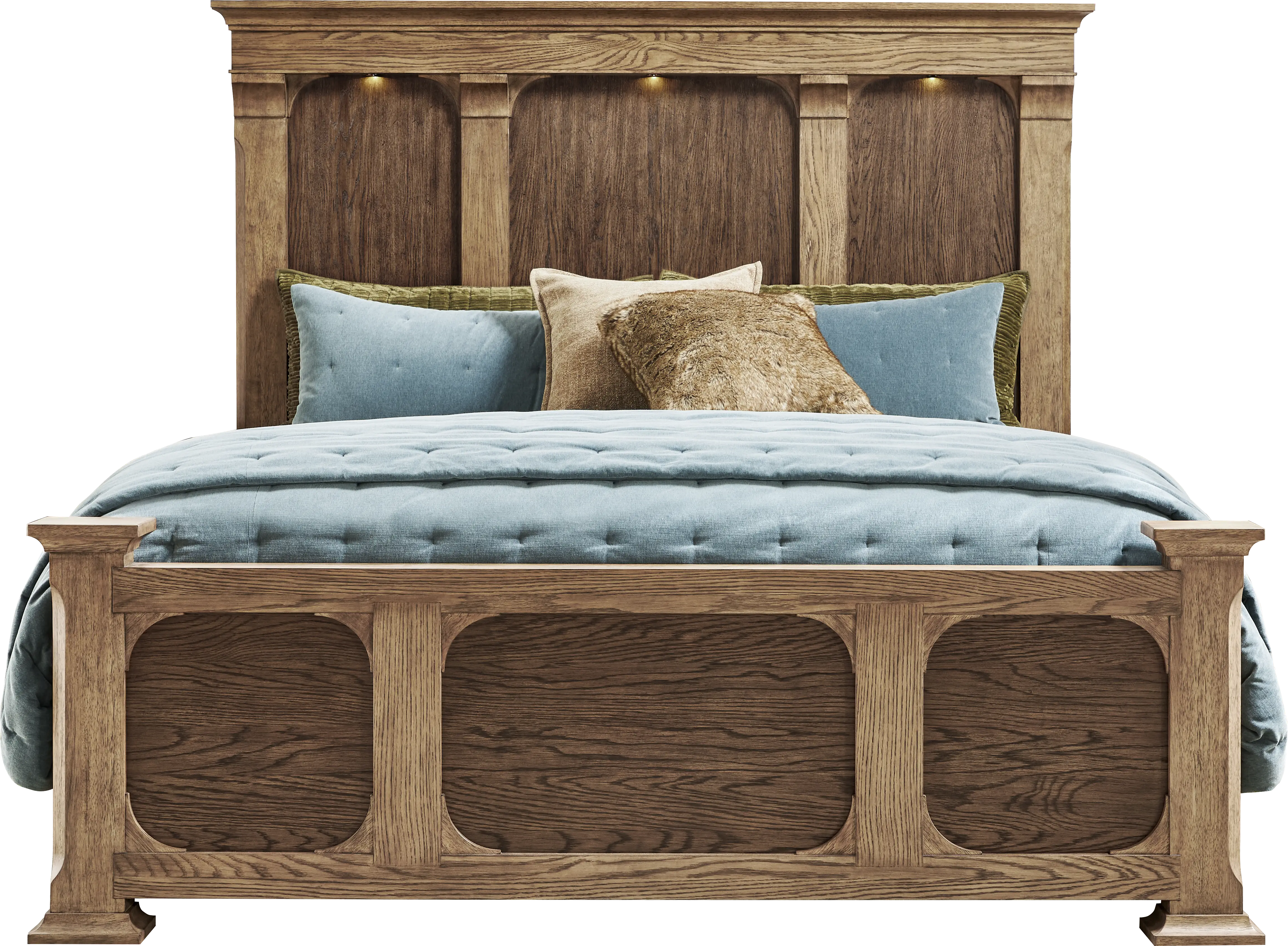 Telluride Brown 5 Pc King Panel Bedroom - Thumbnail - Image 2
