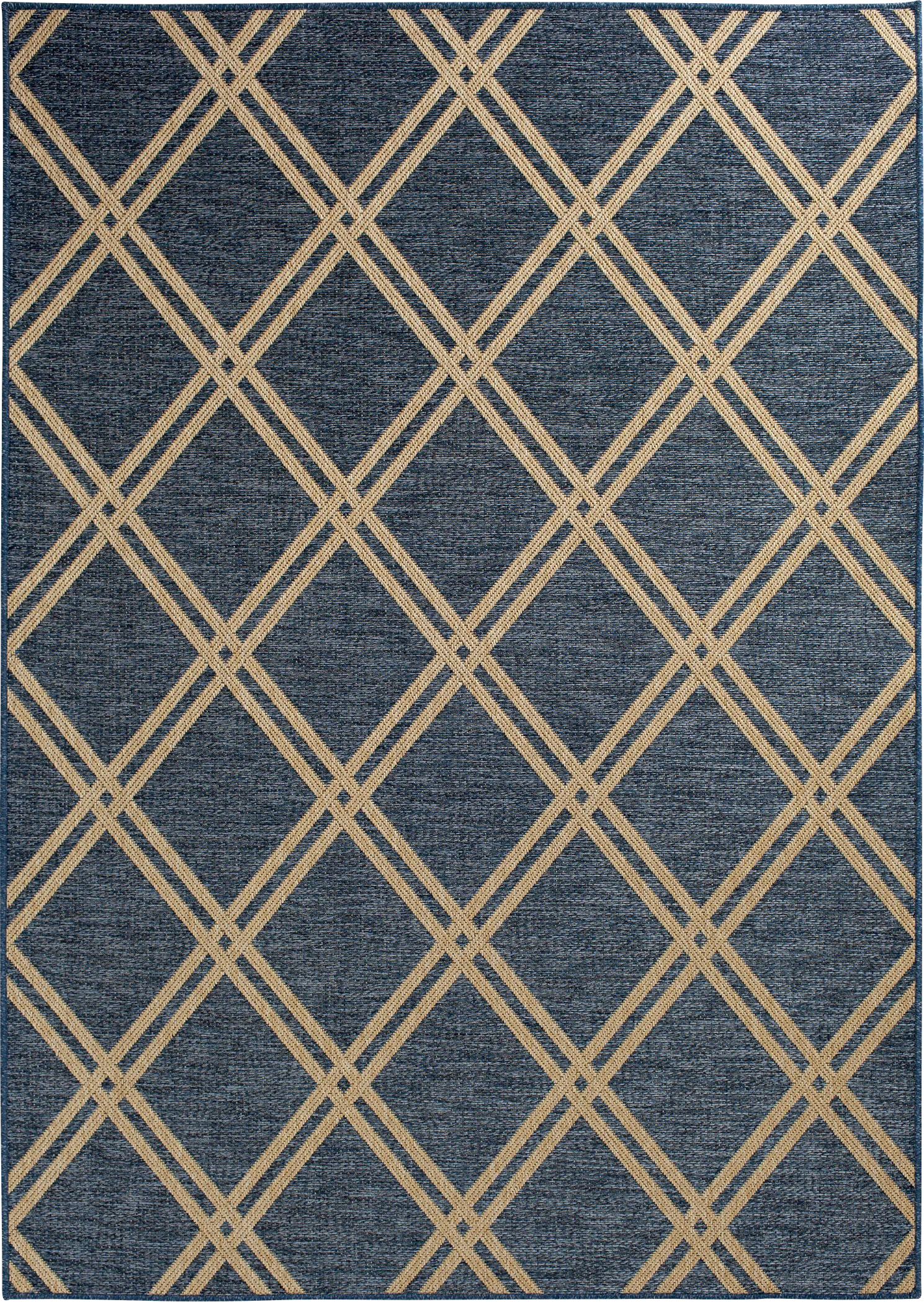 Eristy Blue 5'3 x 7'7 Indoor/Outdoor Rug - Thumbnail - Image 1