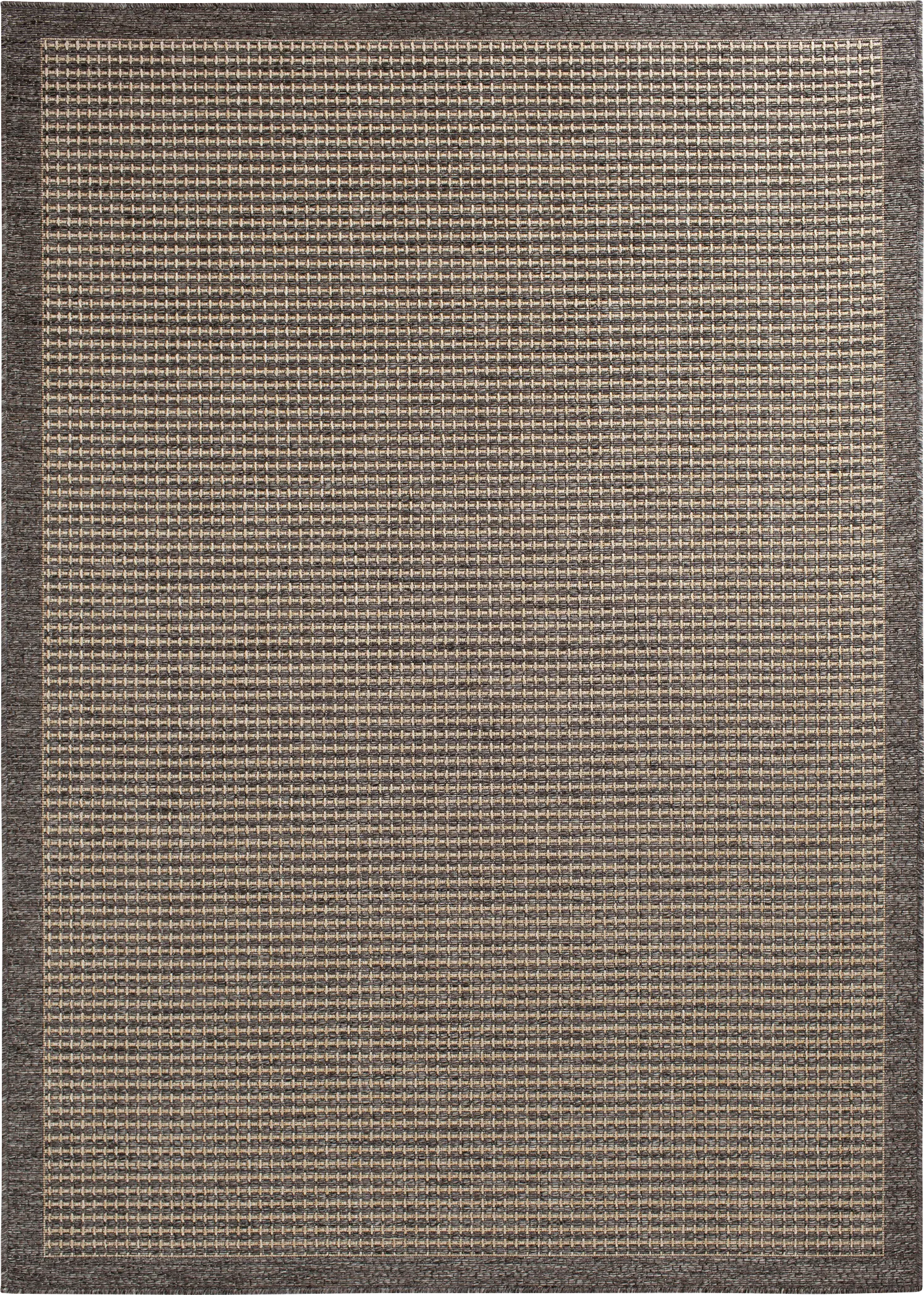 Gasha Brown 7'10 x 9'10 Indoor/Outdoor Rug - Image 1