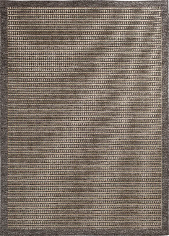 Gasha Brown 6'7 x 9'6 Indoor/Outdoor Rug
