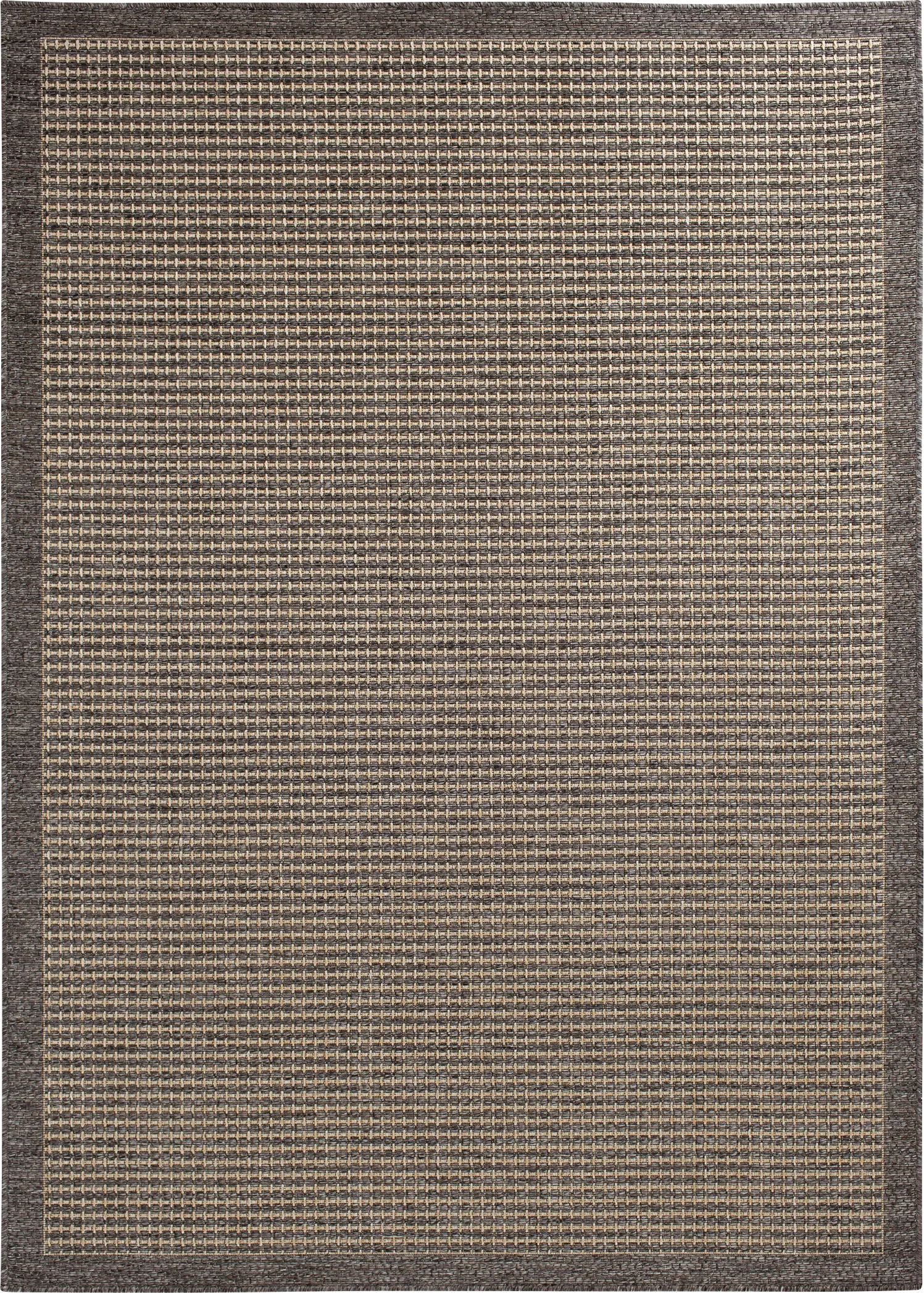 Gasha Brown 6'7 x 9'6 Indoor/Outdoor Rug - Image 1
