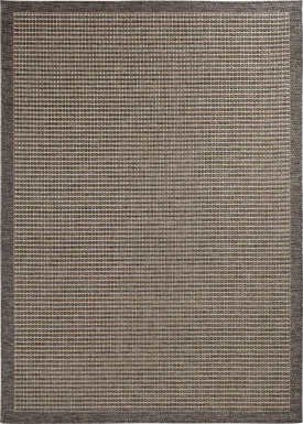Gasha Brown 5'3 x 7'7 Indoor/Outdoor Rug