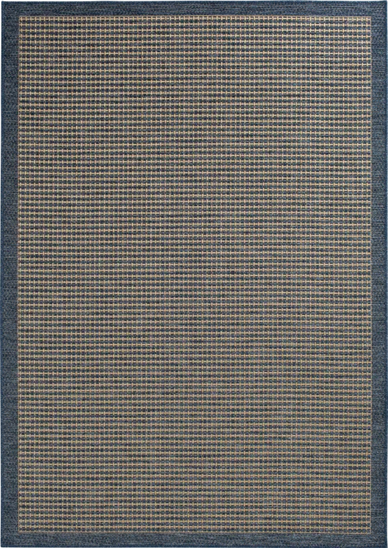 Gasha Blue 7'10 x 9'10 Indoor/Outdoor Rug
