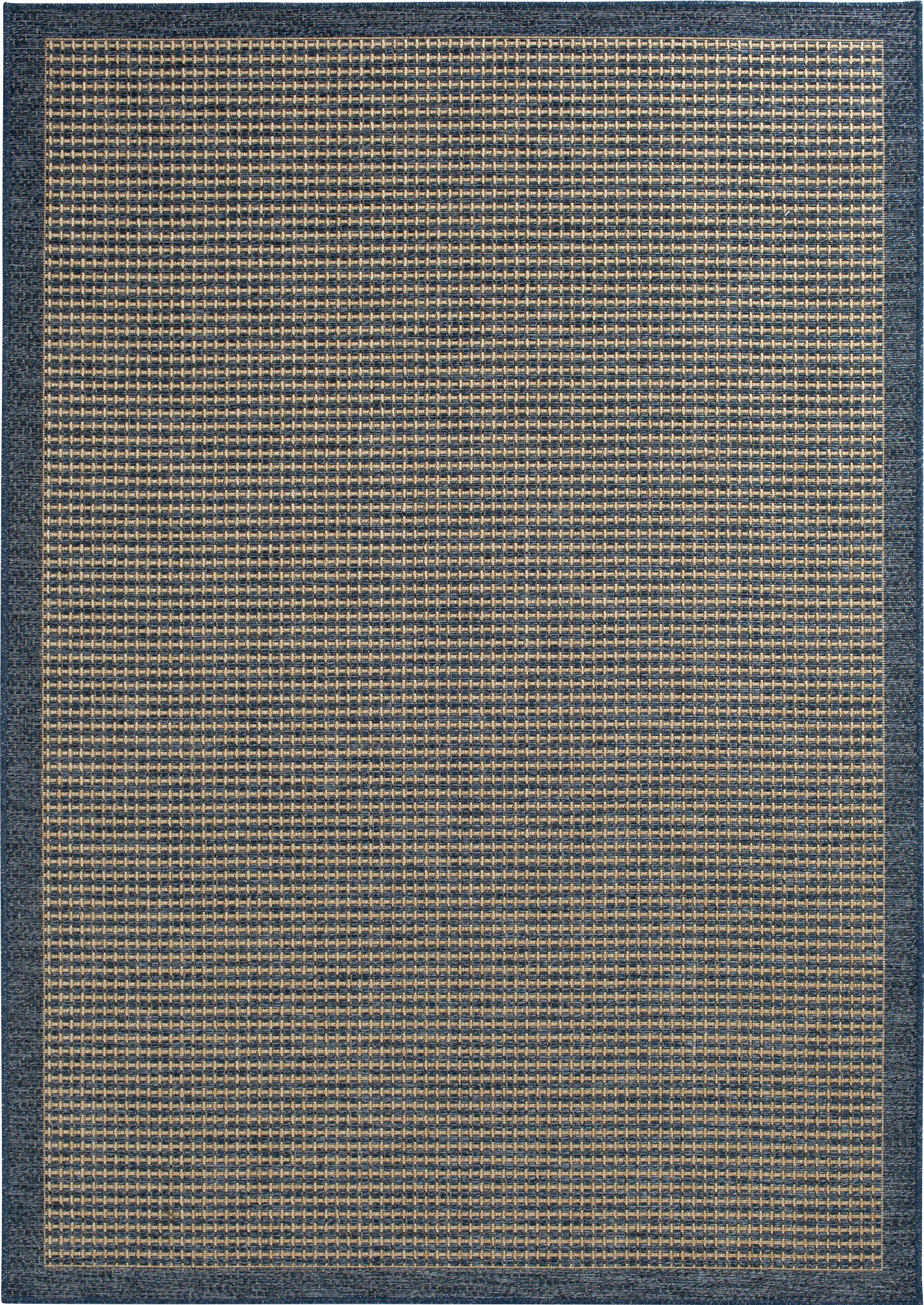 Gasha Blue 7'10 x 9'10 Indoor/Outdoor Rug - Image 1