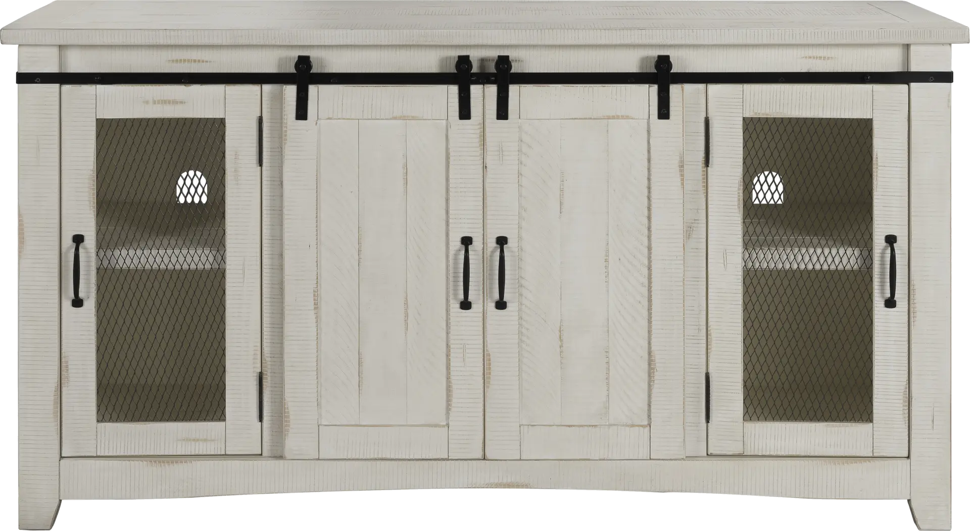 Odessa Crossing White 65 in. Console