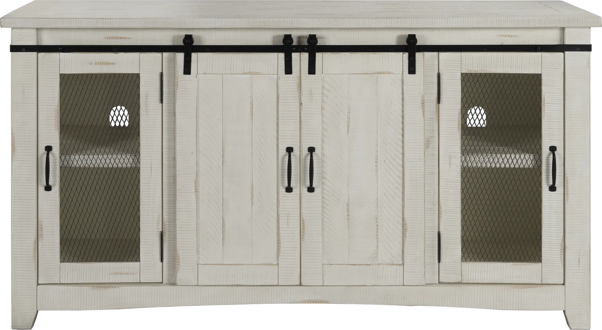 Odessa Crossing White 65 in. Console - Image 1