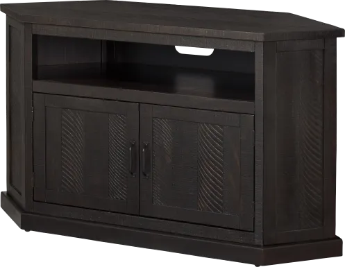 Rustic Path Espresso 49.5 in. Corner Console