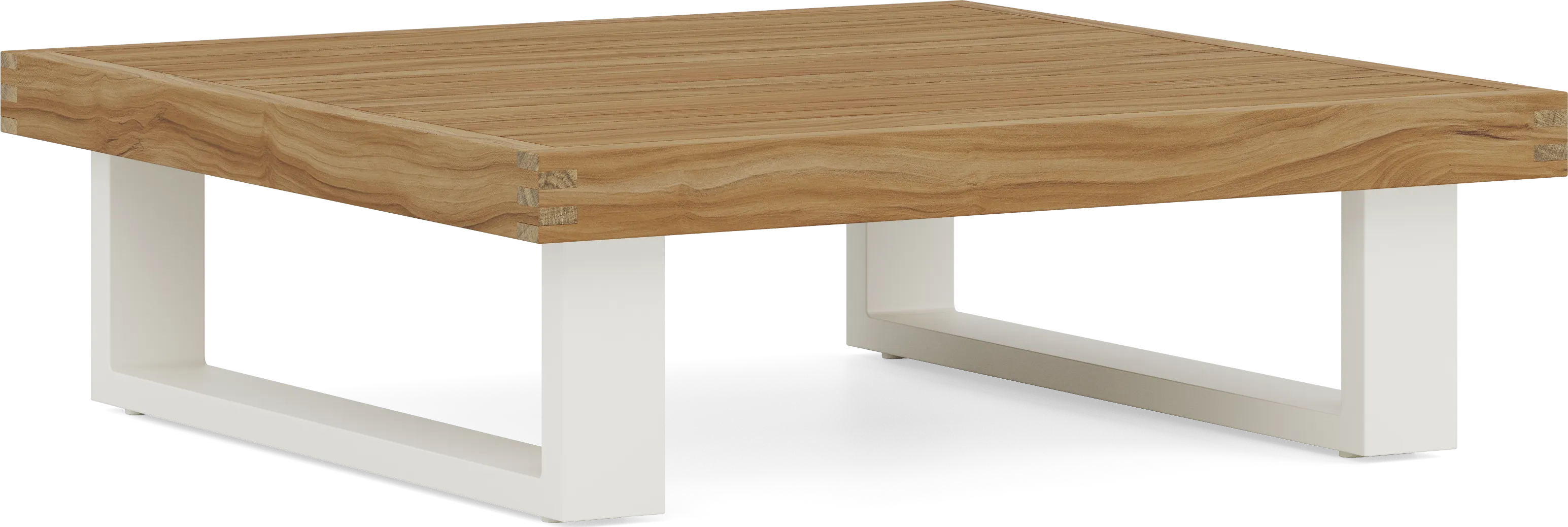 Platform Teak Outdoor Side Table - Thumbnail - Image 1