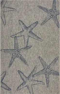 Maike Gray 5' x 7' Indoor/Outdoor Rug