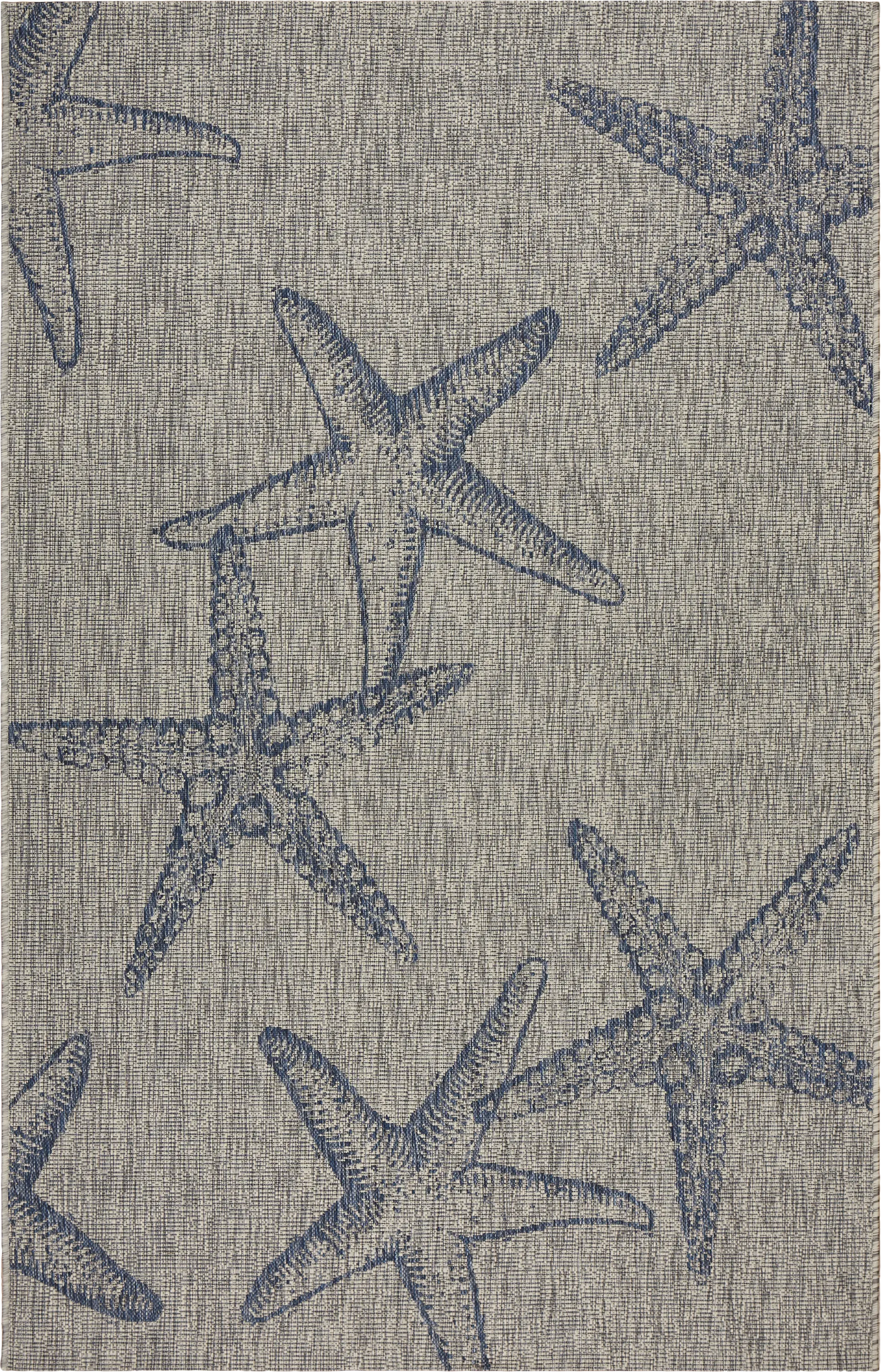 Maike Gray 5' x 7' Indoor/Outdoor Rug
