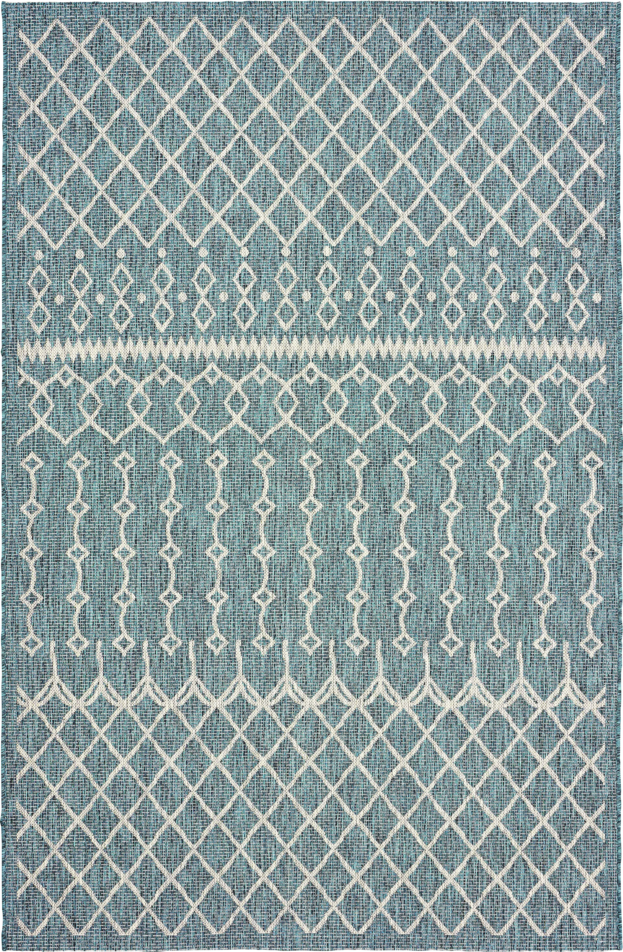 Alayna Gray 5' x 7' Indoor/Outdoor Rug - Thumbnail - Image 1