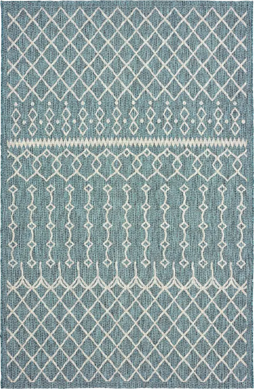 Alayna Gray 7'9 x 9'5 Indoor/Outdoor Rug