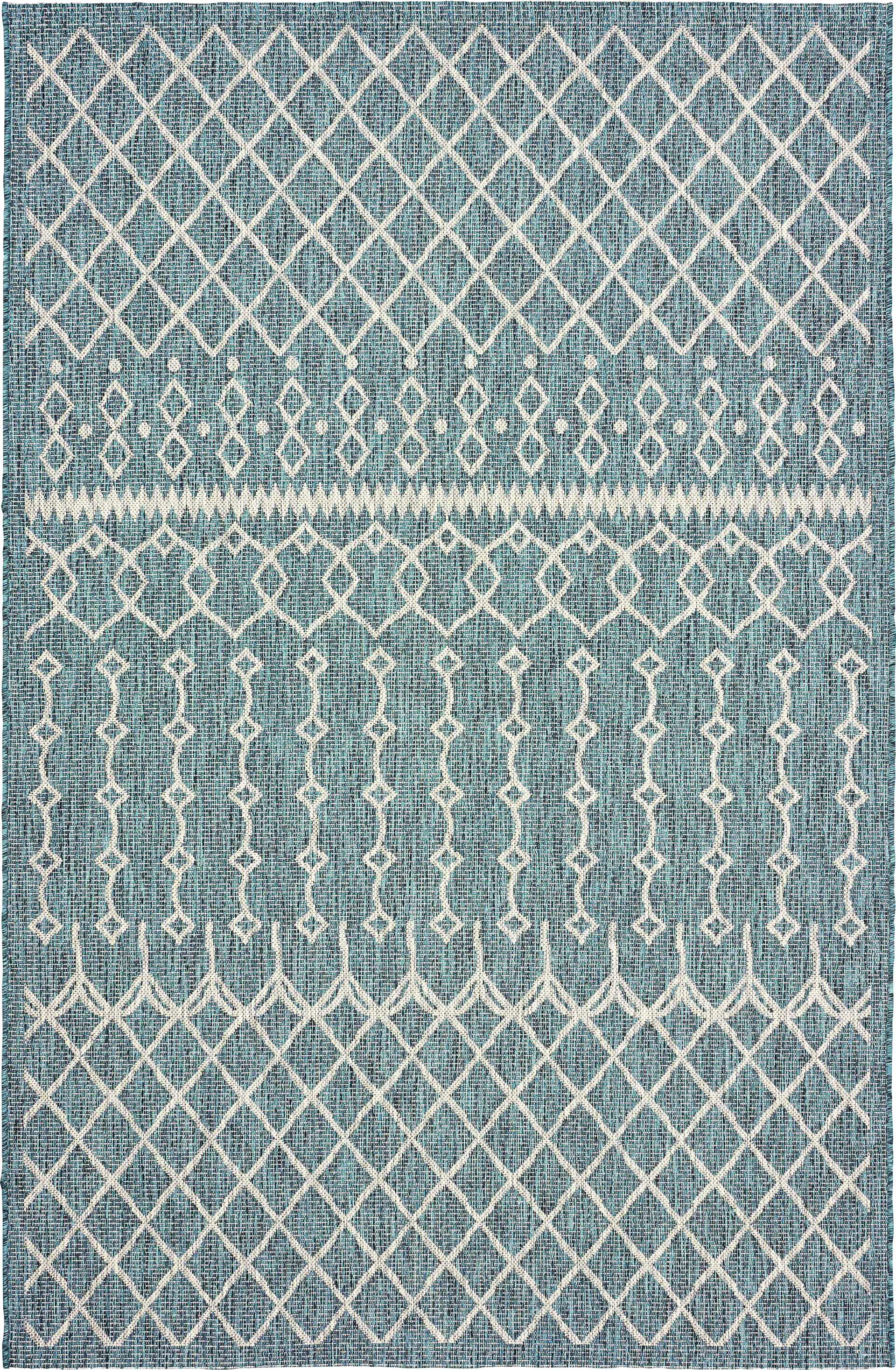 Alayna Gray 5' x 7' Indoor/Outdoor Rug - Image 1