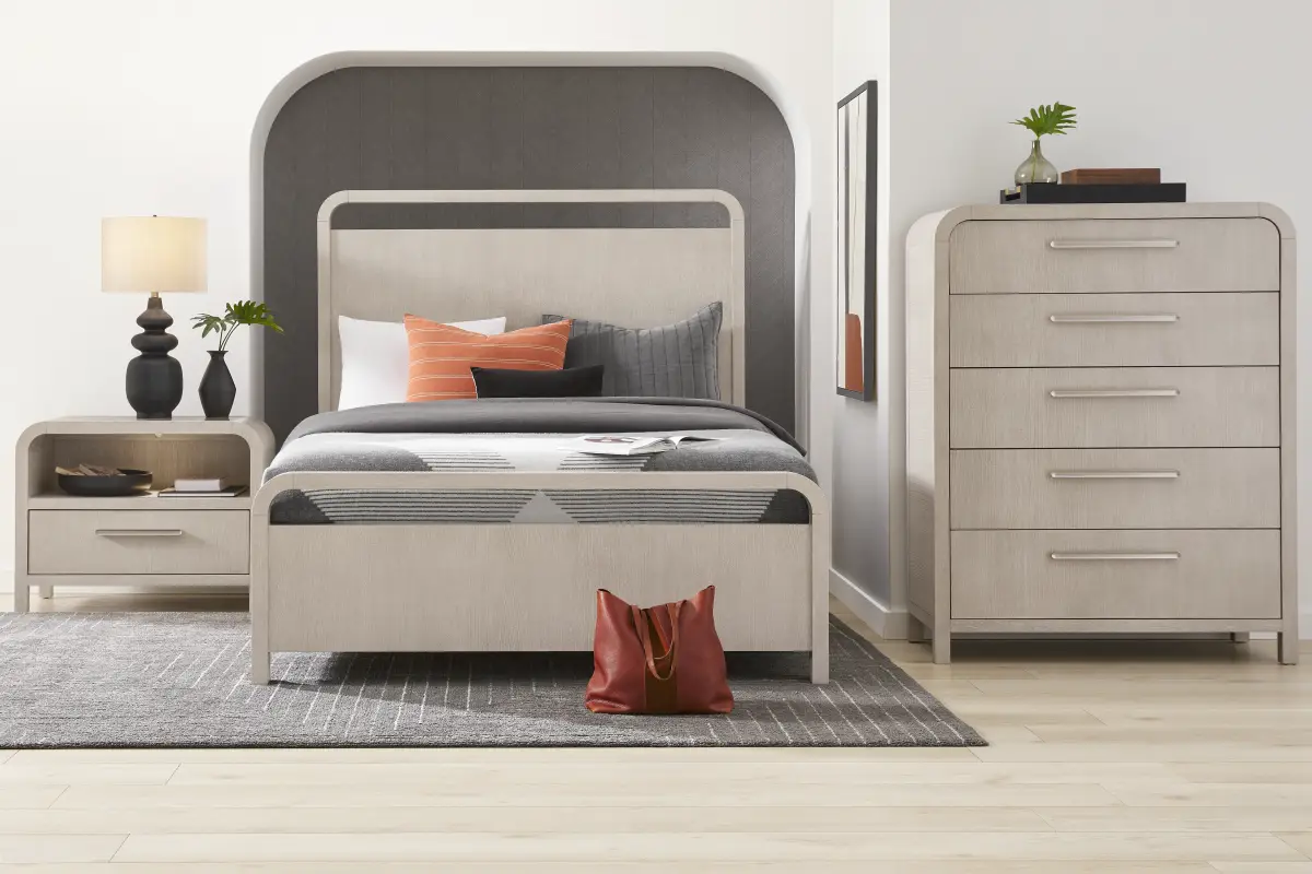 Canyon Light Gray 5 Pc King Panel Bedroom