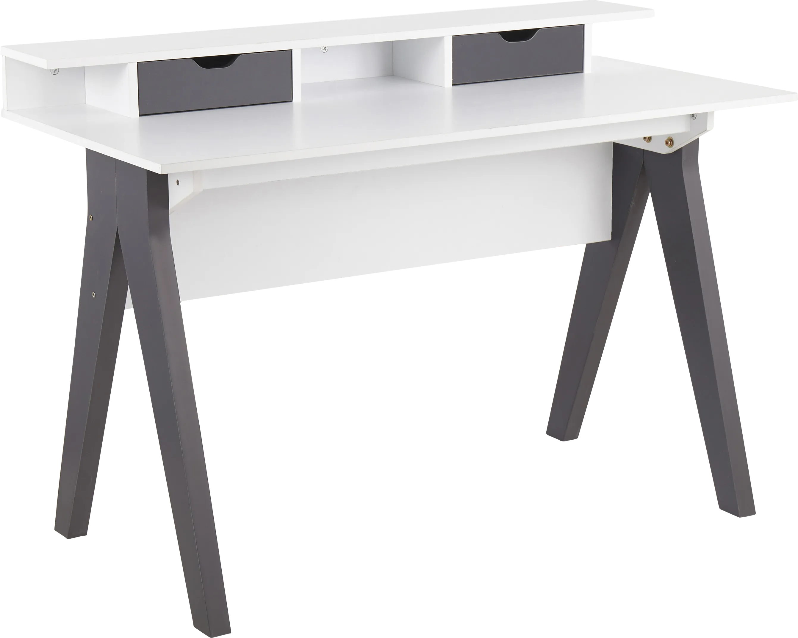 Unzell White Desk - Thumbnail - Image 1
