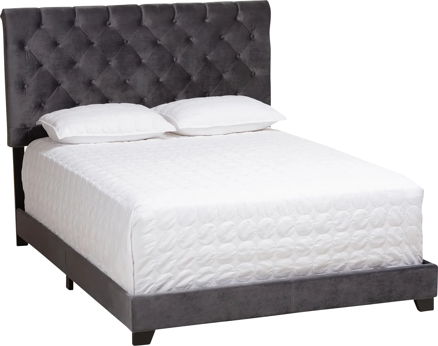Panola Dark Gray Full Bed