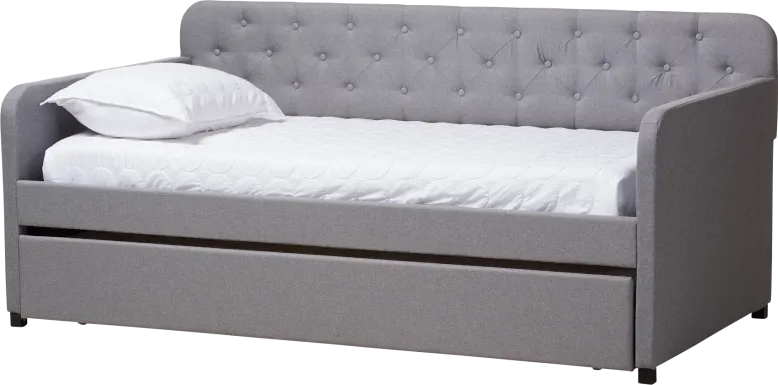 Milam Gray Twin Daybed With Trundle