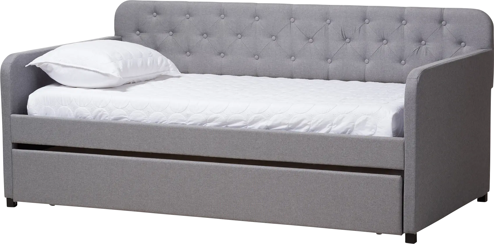 Milam Gray Twin Daybed With Trundle
