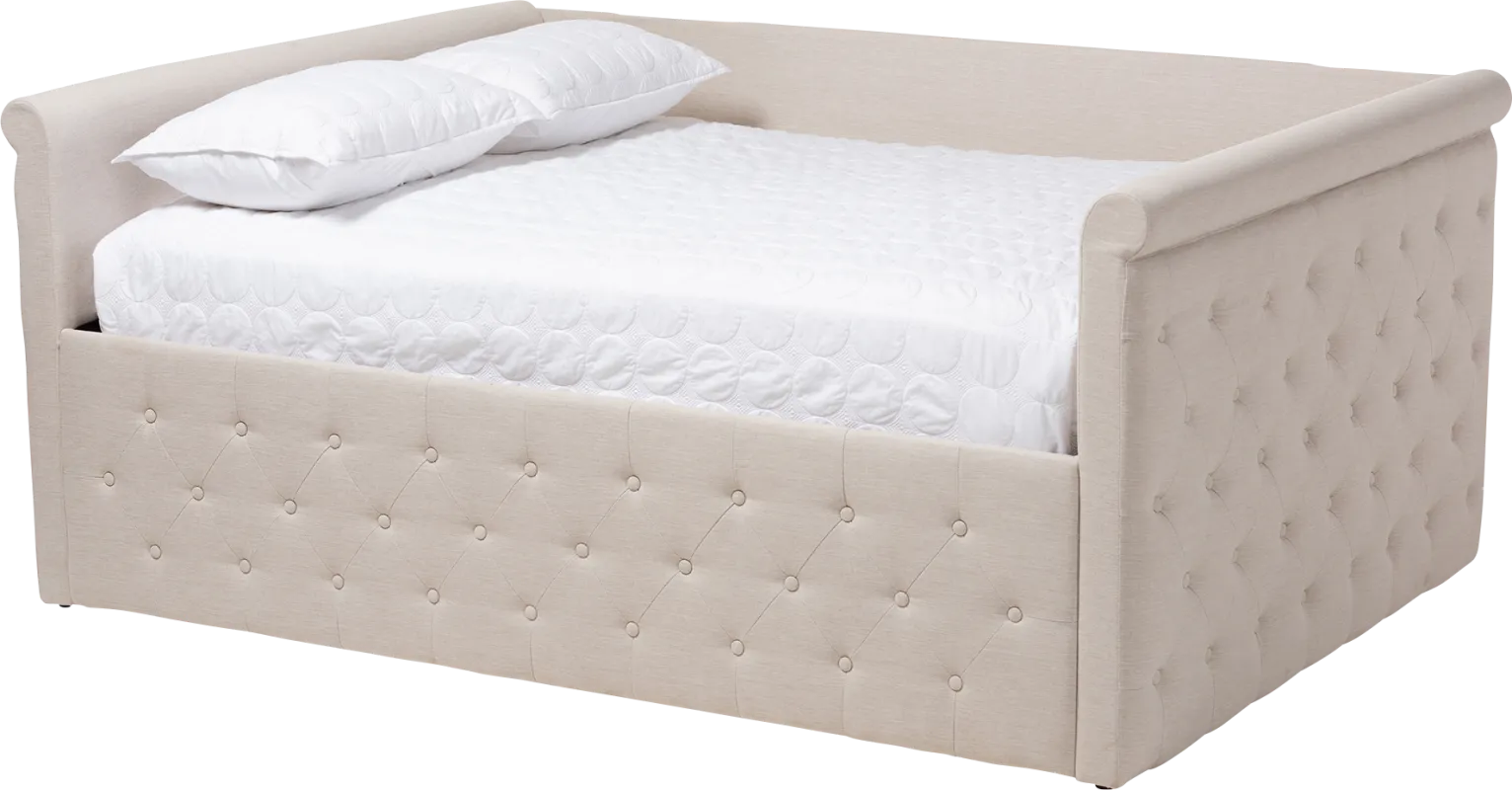 Dyett Beige Queen Daybed