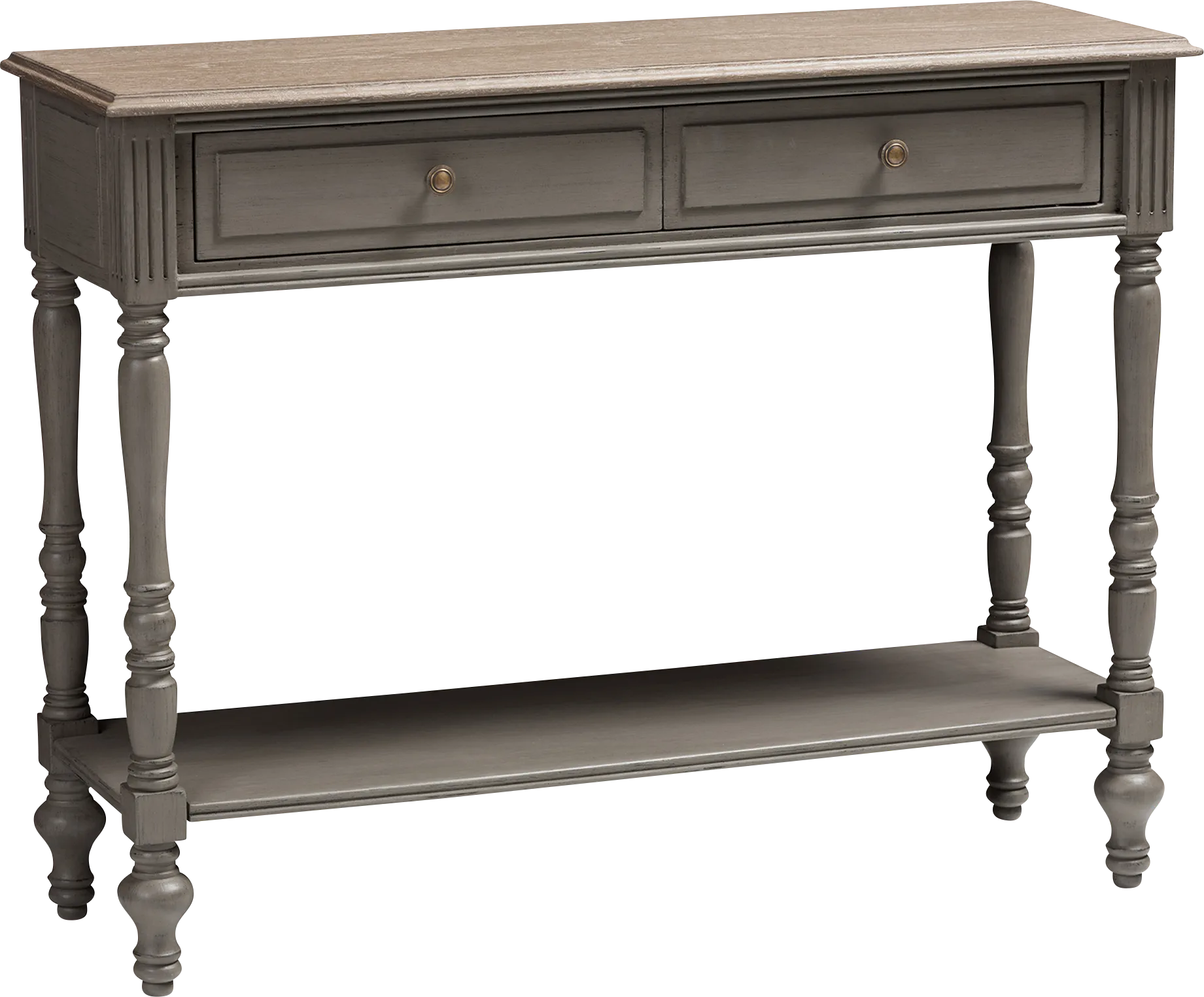 Busbee Brown Console Table - Thumbnail - Image 1