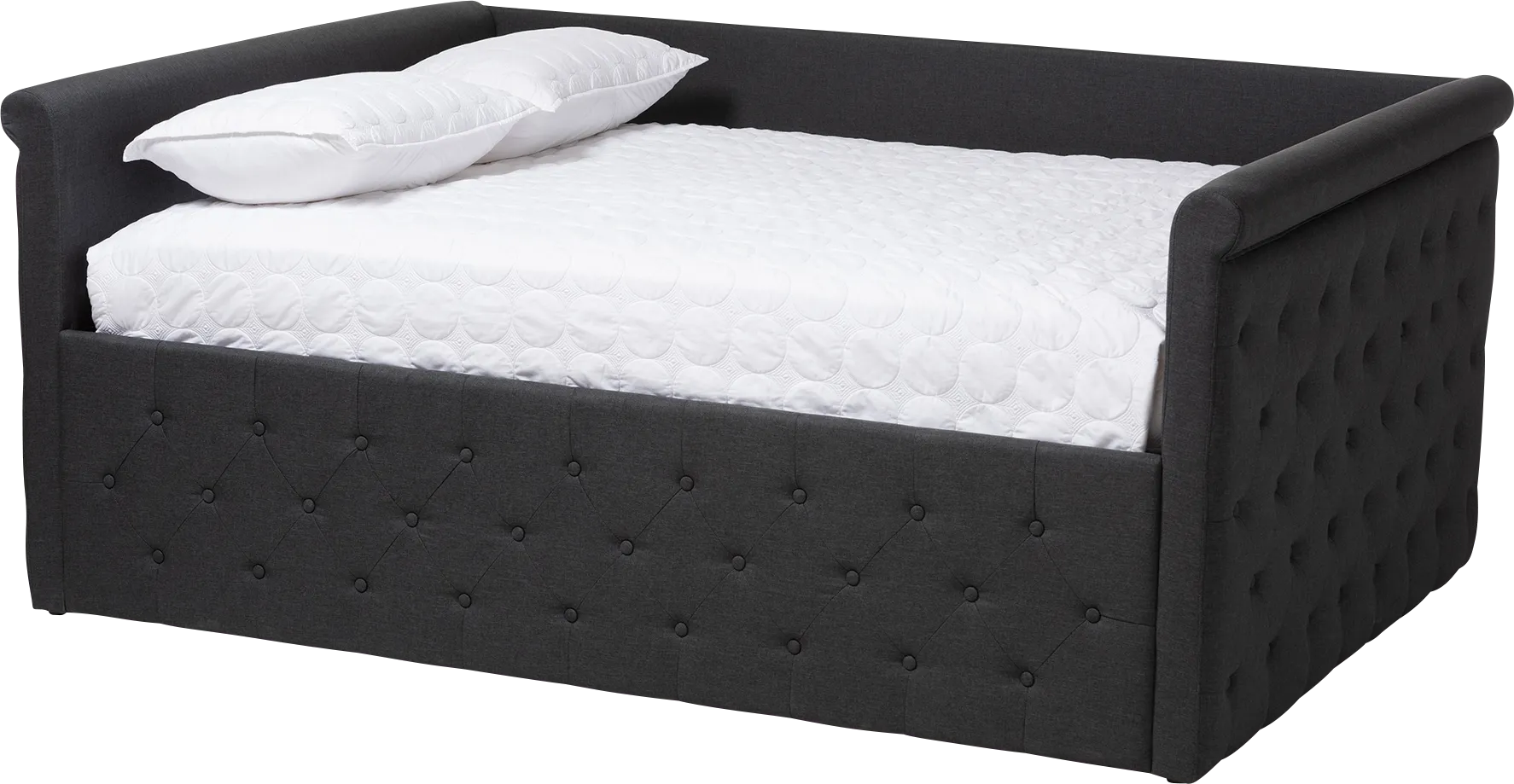 Dyett Dark Gray Queen Daybed - Thumbnail - Image 1