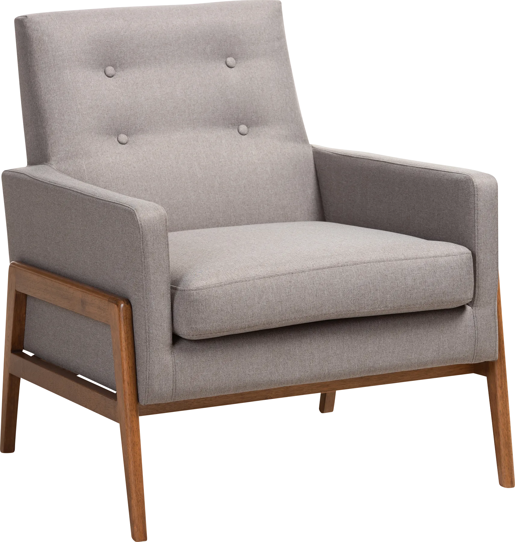 Diplari Gray Accent Chair - Thumbnail - Image 1