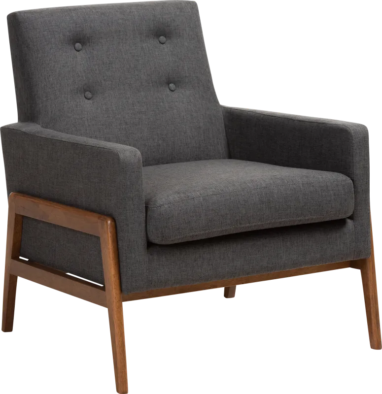 Diplari Dark Gray Accent Chair