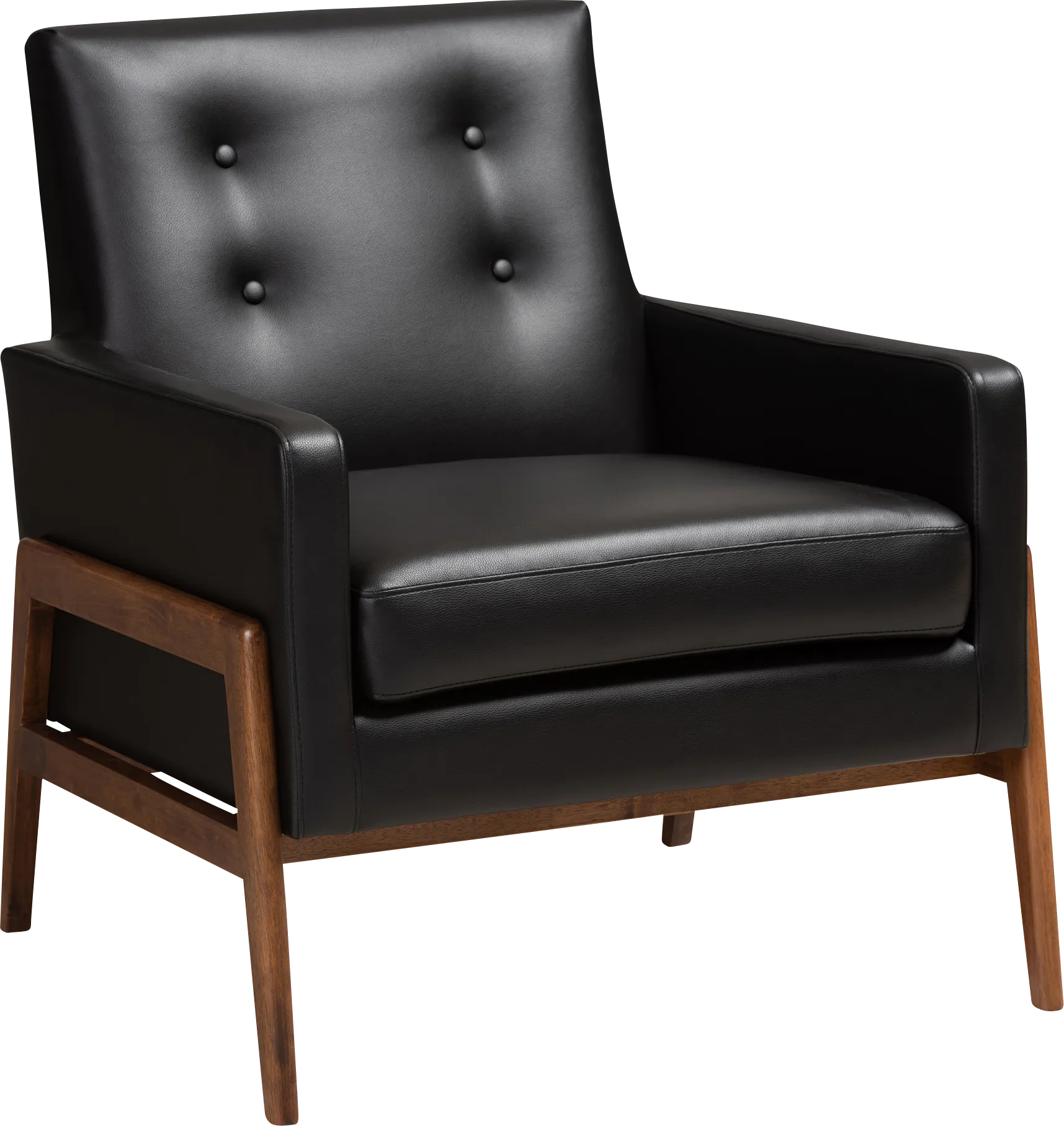 Diplari Black Accent Chair
