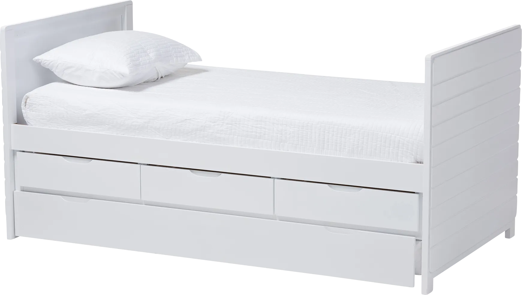 Dysart White Daybed With Trundle - Thumbnail - Image 1