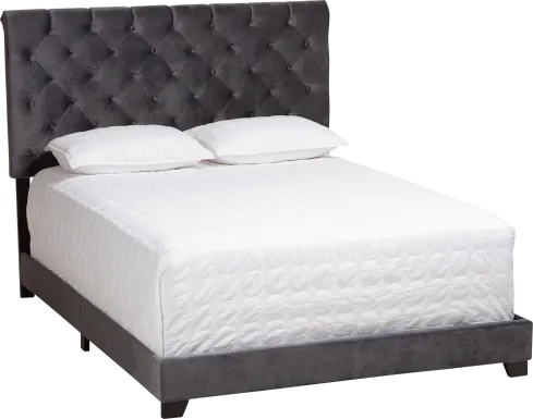 Panola Dark Gray King Bed