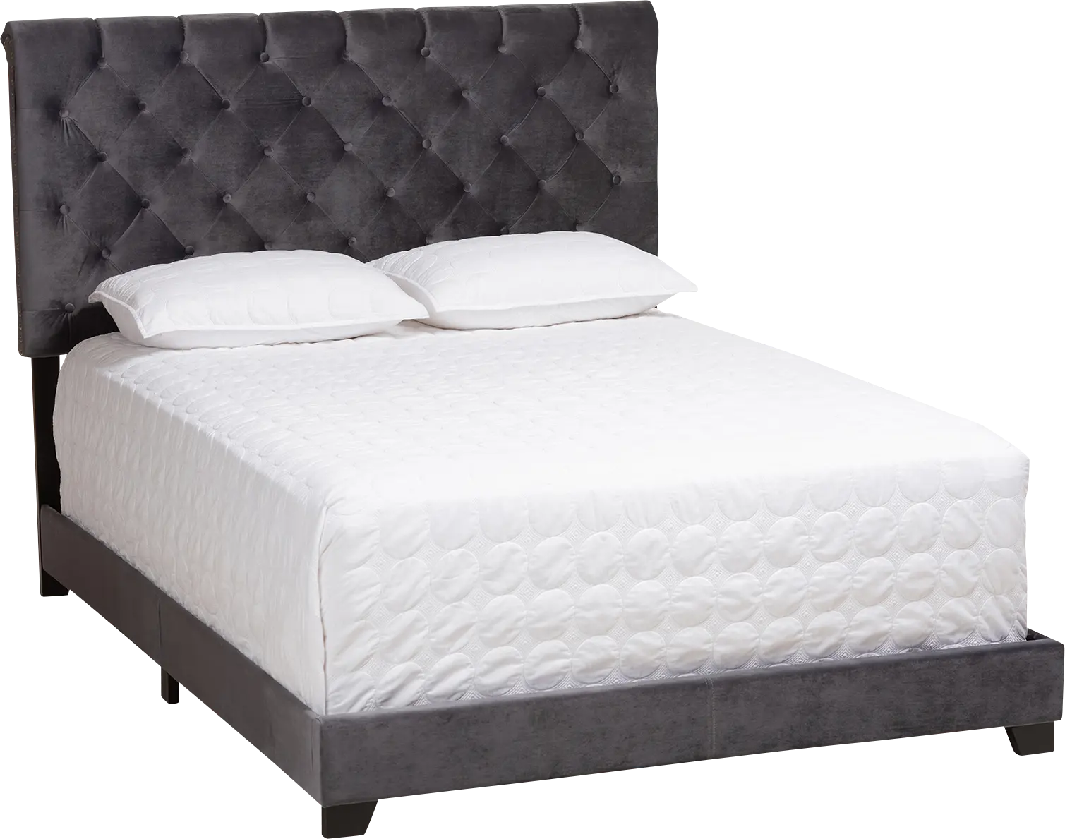 Panola Dark Gray King Bed
