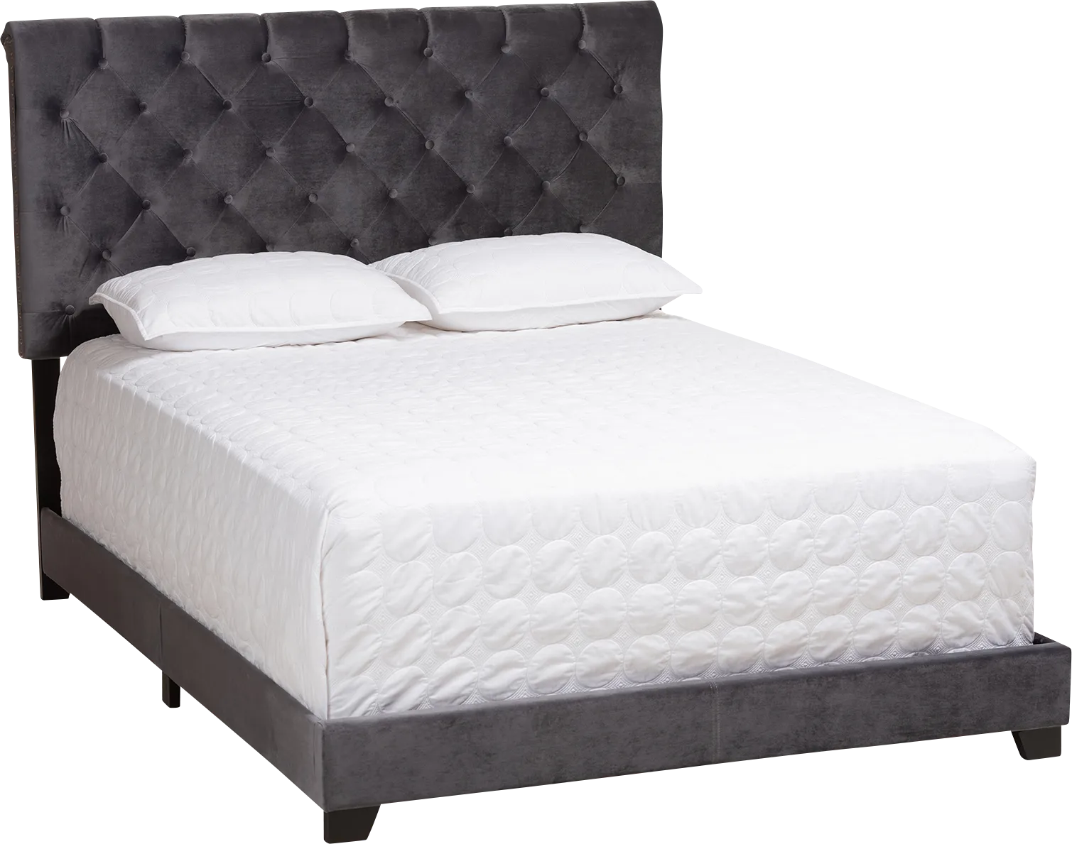 Panola Dark Gray King Bed - Image 1