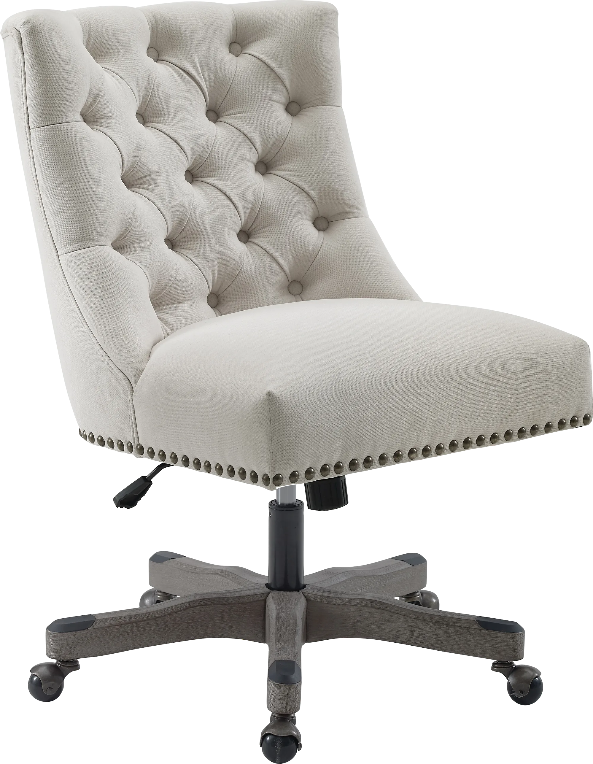 Gartland Light Beige Office Chair - Thumbnail - Image 1