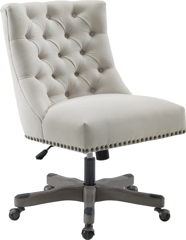 Gartland Light Beige Office Chair
